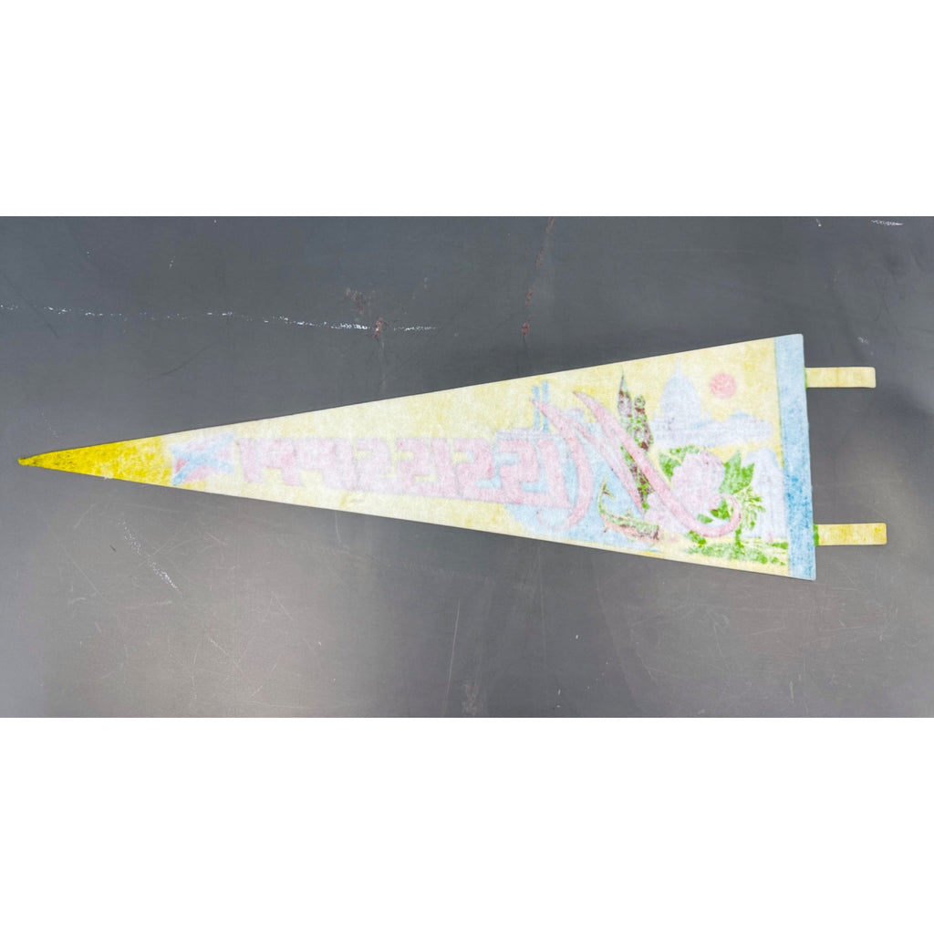 Vintage Mississippi State pennant damaged tip