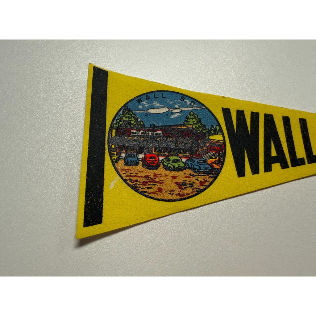 Vintage Wall Drug, South Dakota pennant