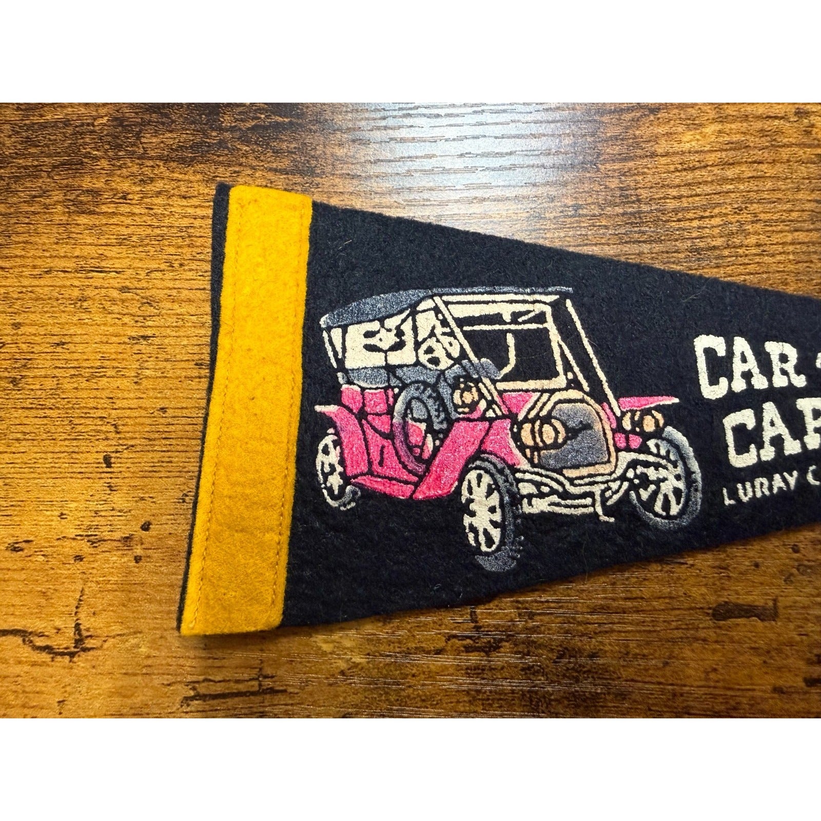 Vintage Car and Carriage Caravan Luray Caverns, VA mini pennant