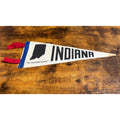 Vintage Indiana State pennant The Hoosier State