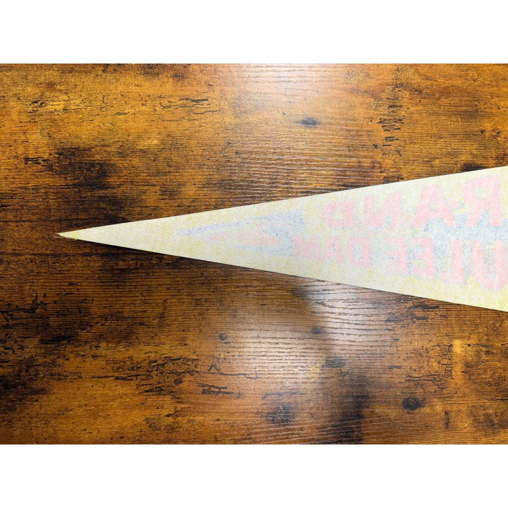 Vintage Grand Coulee Dam, Washington pennant