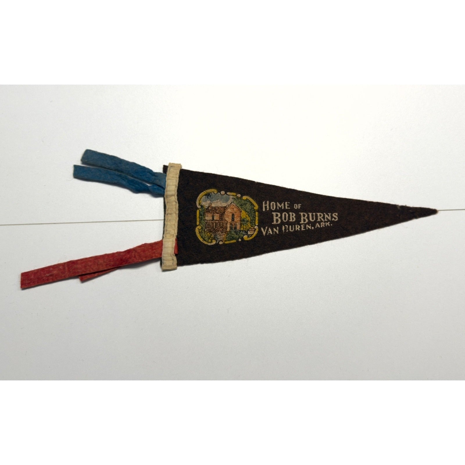 Vintage Home of Bob Burns Van Buren, Arkansas pennant
