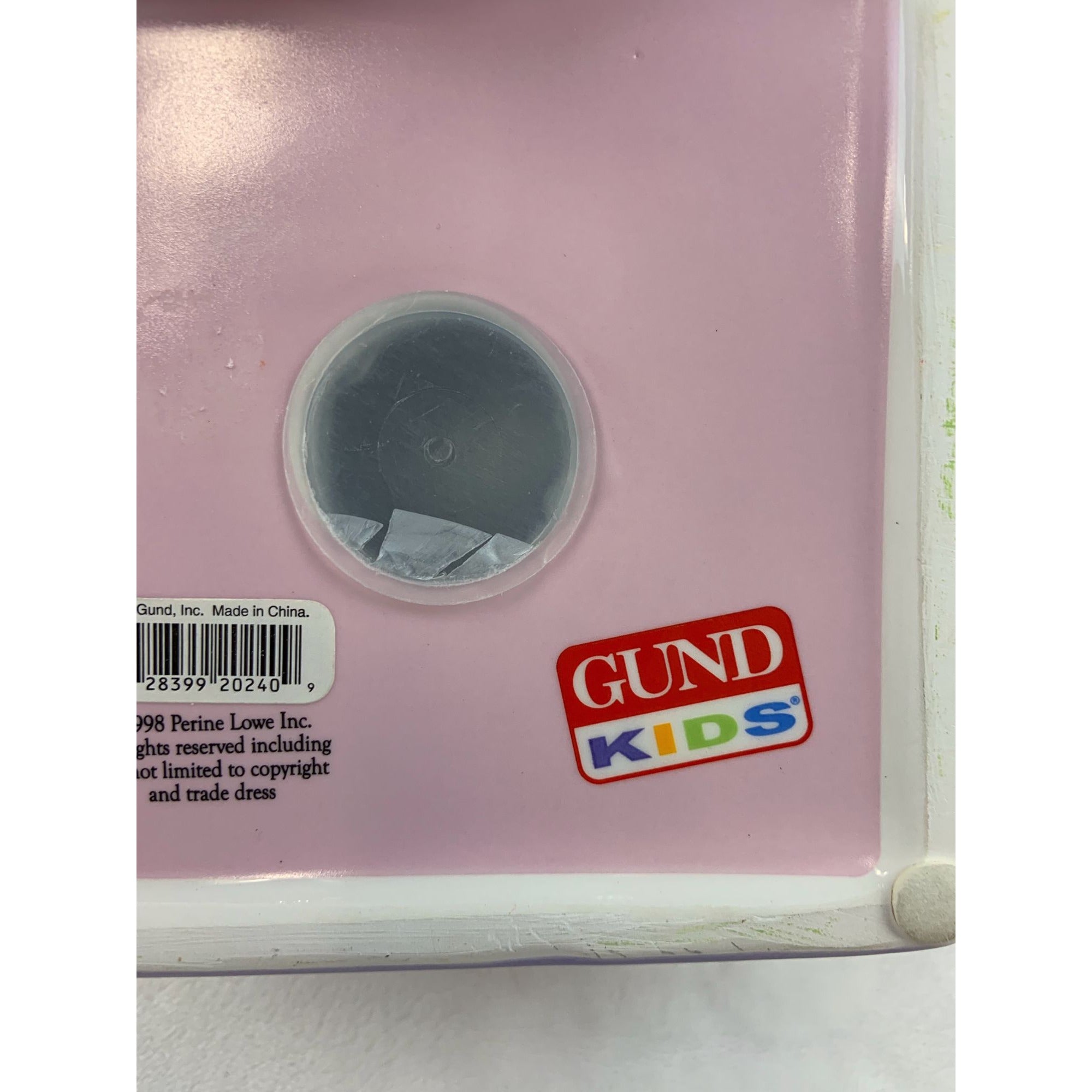 Vintage 1998 Gund kids square money bank