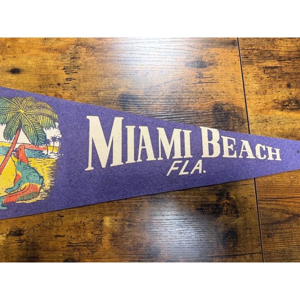 Vintage Miami Beach, Florida pennant