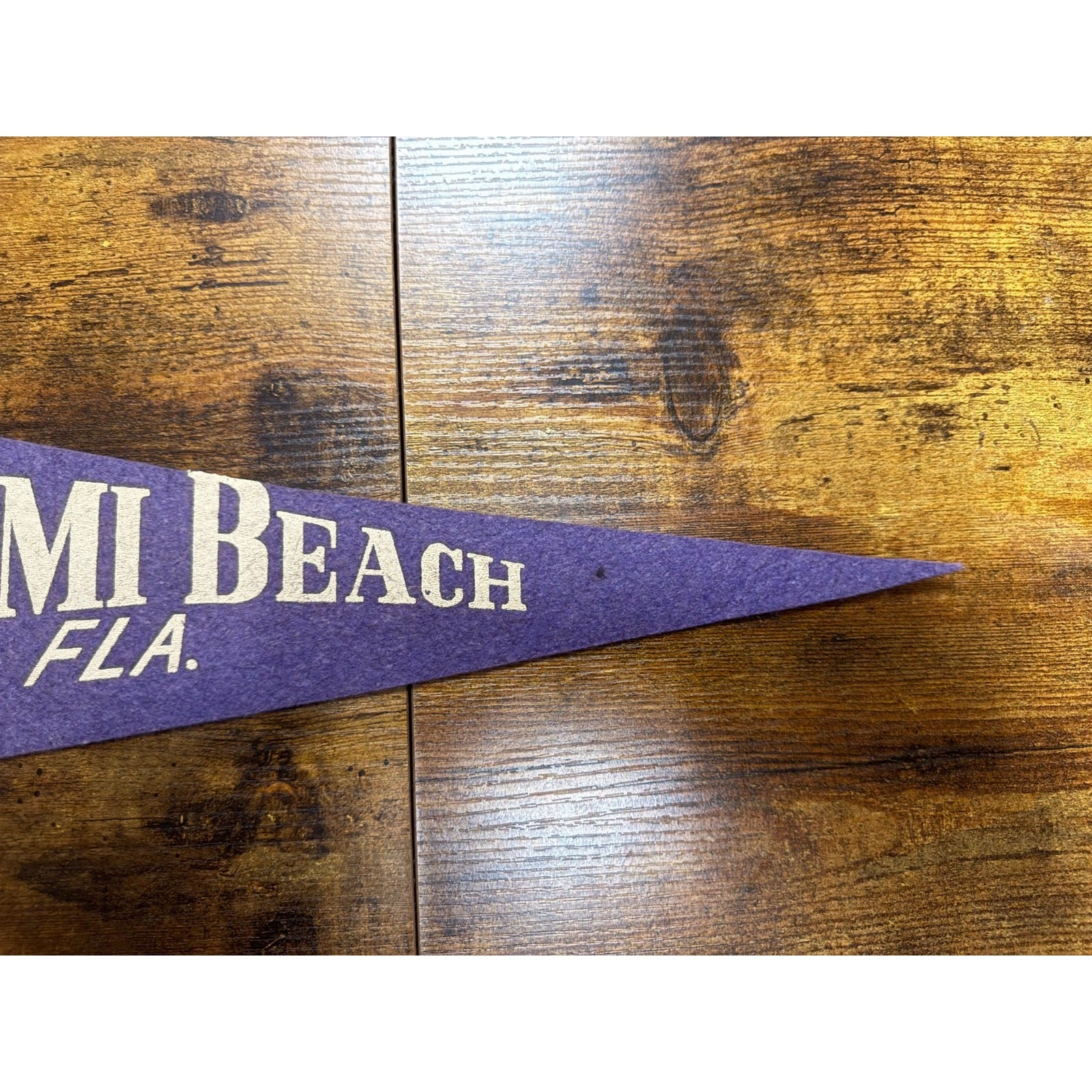 Vintage Miami Beach, Florida pennant