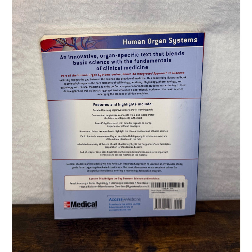 Renal: An Integrated Approach To Disease By Paul G. Schmitz Lange McGraw Hill