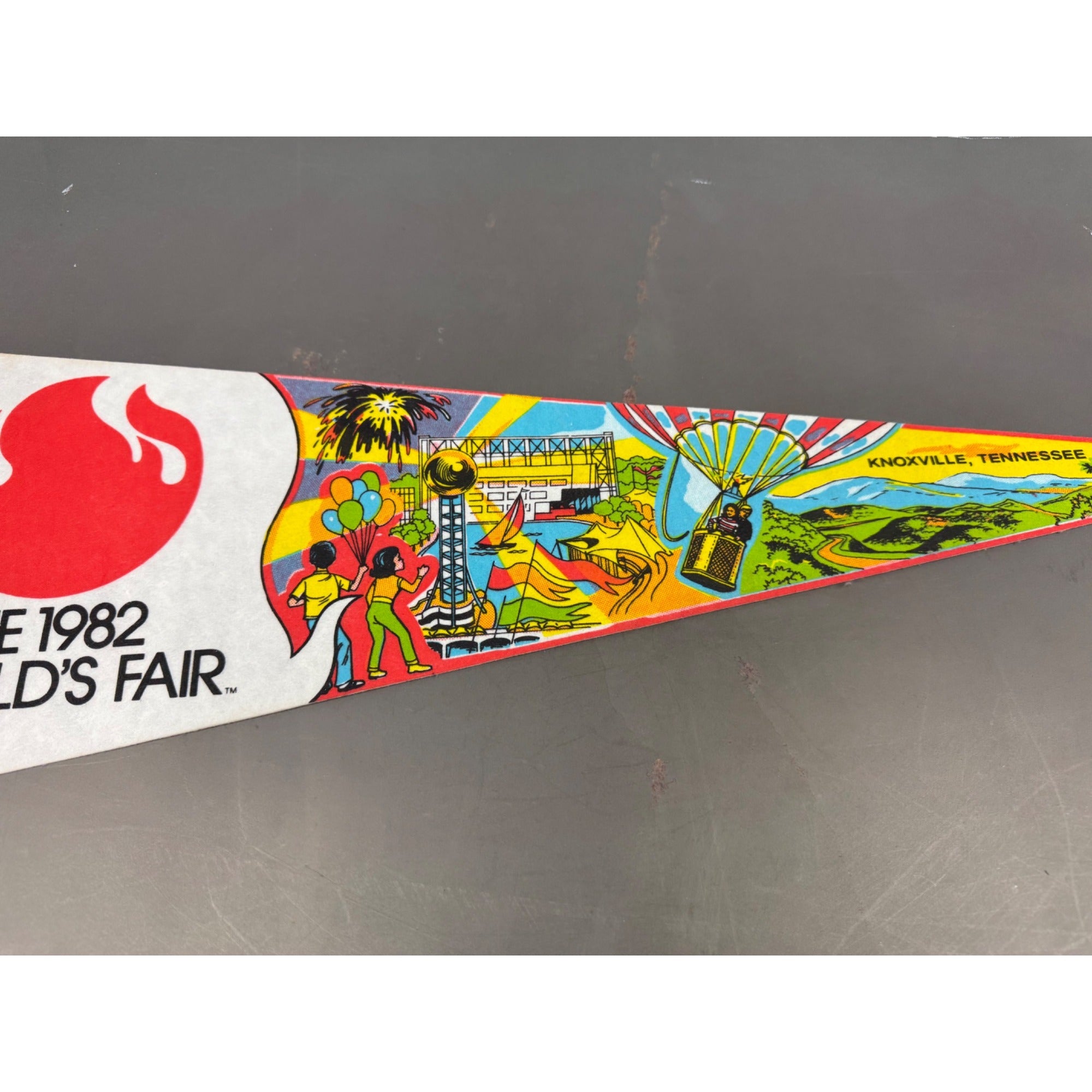 Vintage The 1982 World’s Fair Knoxville, TN pennant