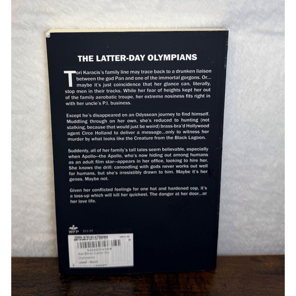 Bad Blood By Lucienne Diver Paperback The Latter-Day Olympians Series