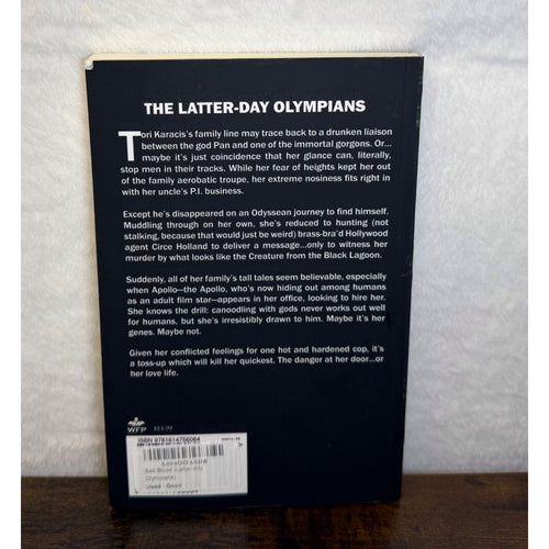 Bad Blood By Lucienne Diver Paperback The Latter-Day Olympians Series