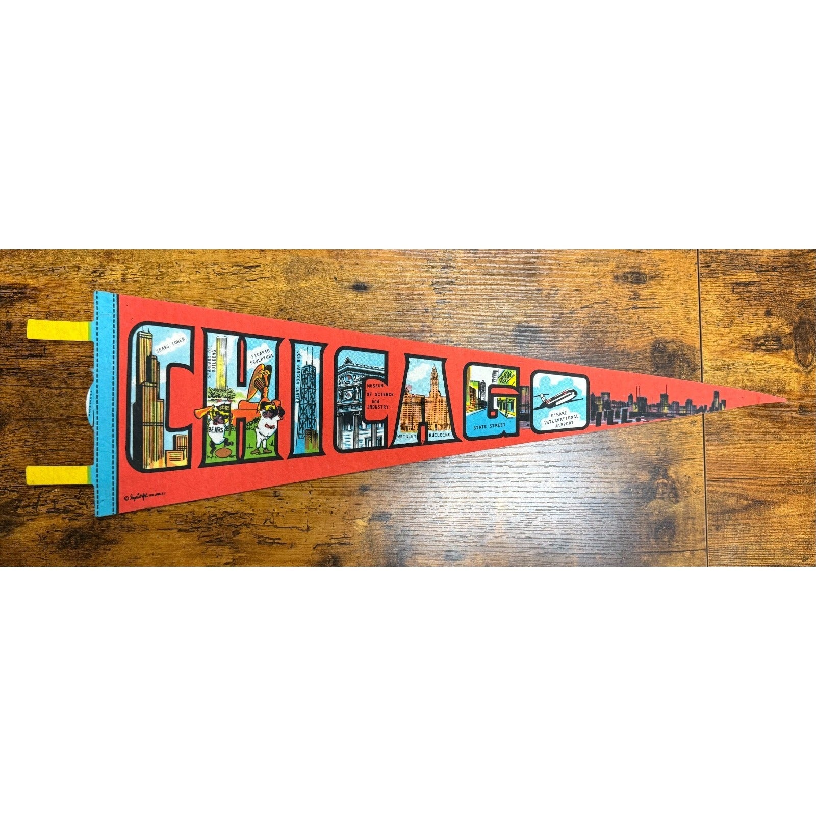 Vintage Chicago pennant