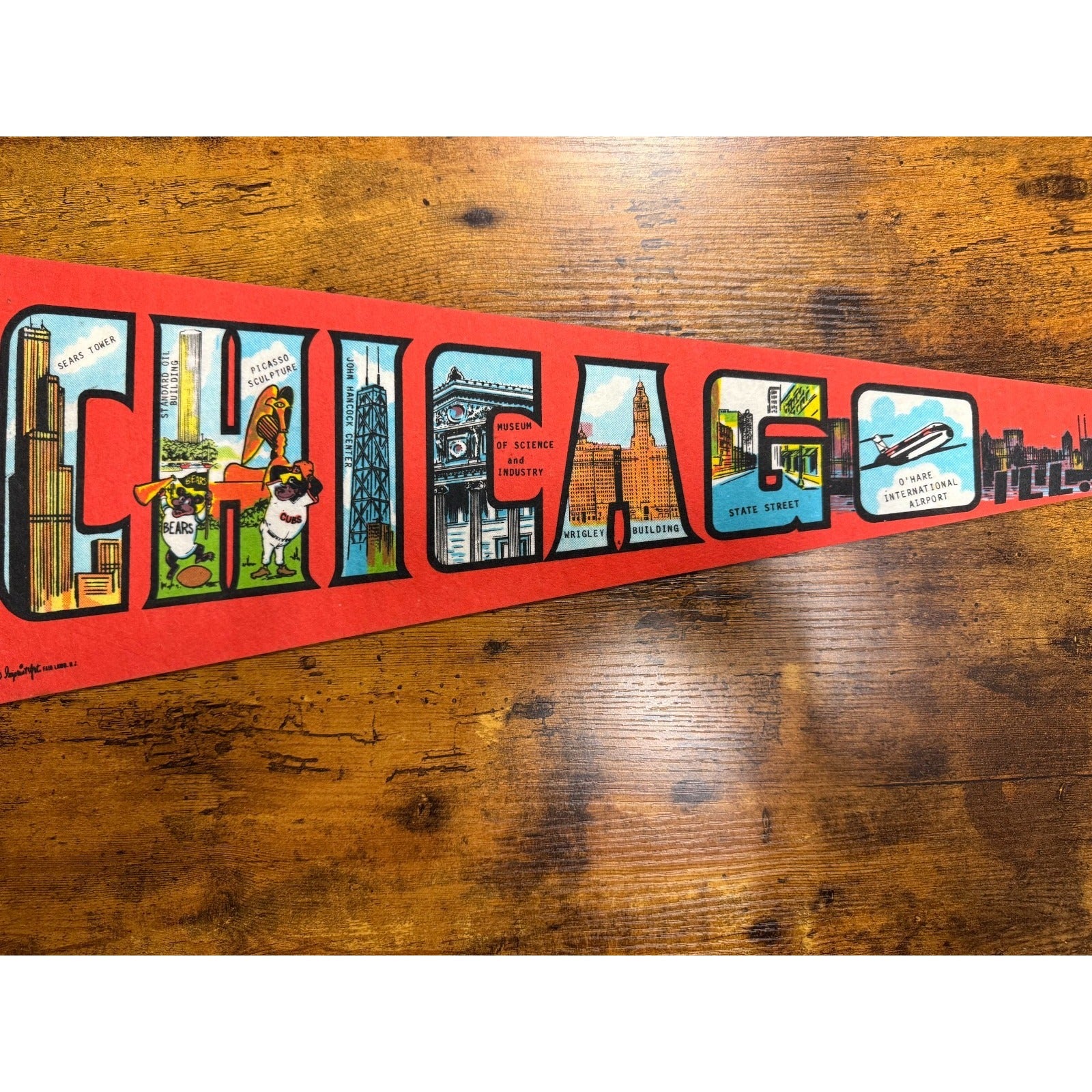 Vintage Chicago pennant