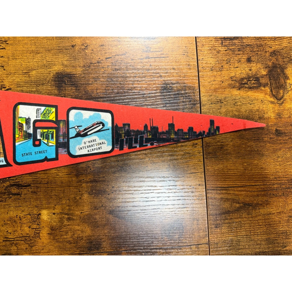 Vintage Chicago pennant