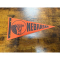 Vintage Nebraska Beef Cattle Souvenir Mini Felt Pennant 8"