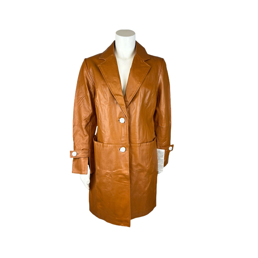 New Women's Chadwick leather coat size 10P