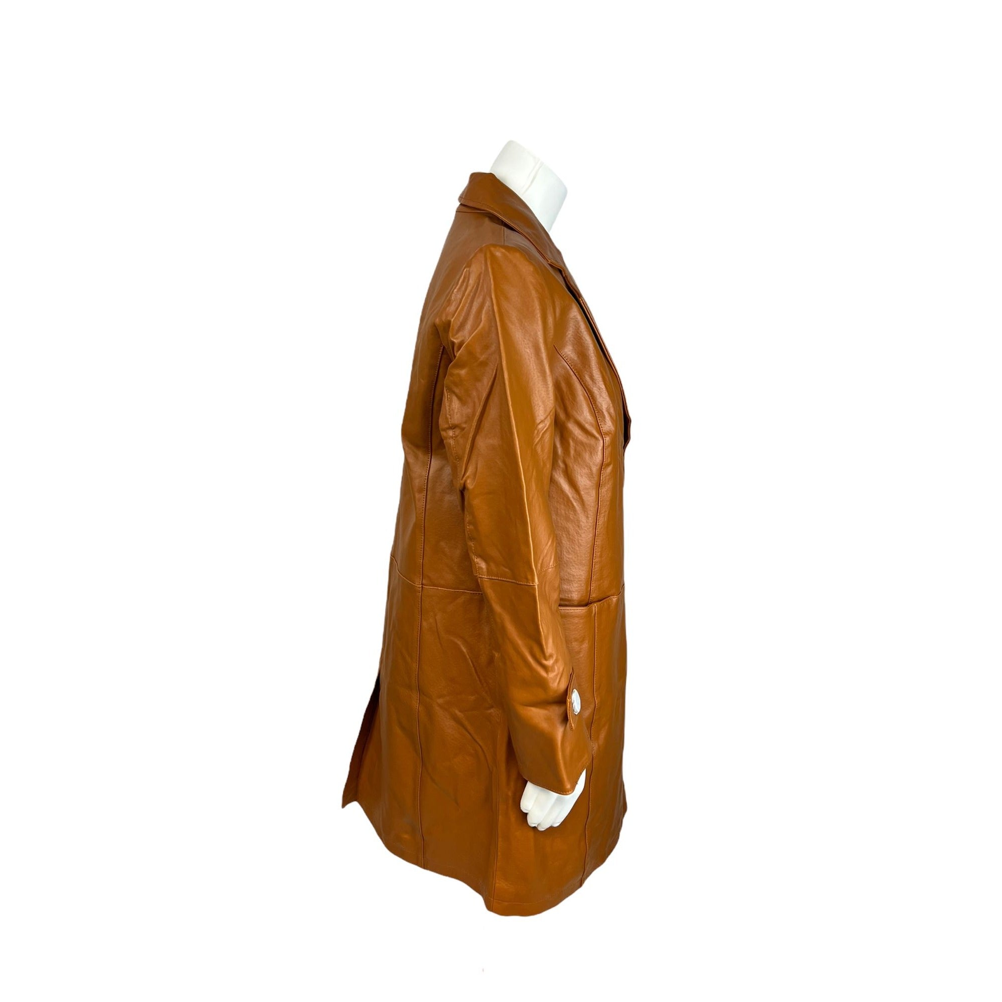 New Women's Chadwick leather coat size 10P