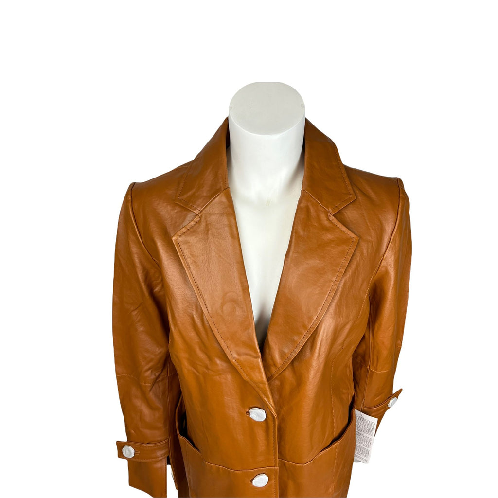 New Women's Chadwick leather coat size 10P