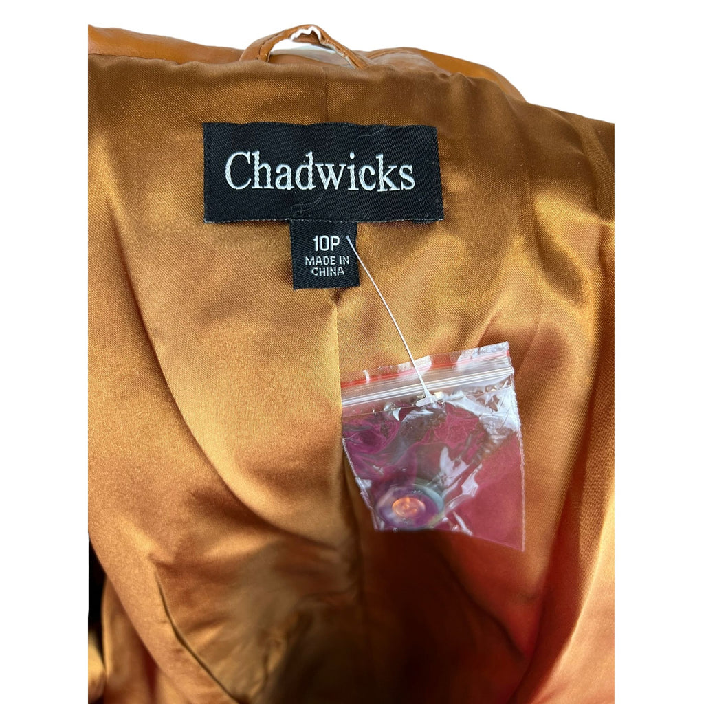 New Women's Chadwick leather coat size 10P
