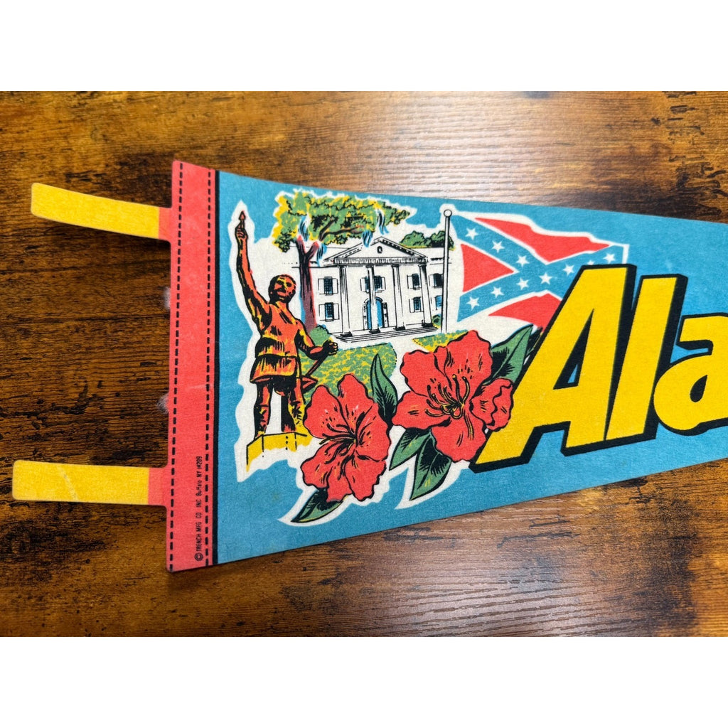 Vintage Alabama state pennant