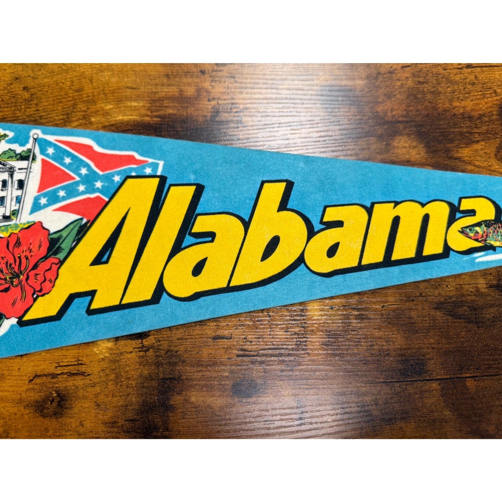 Vintage Alabama state pennant