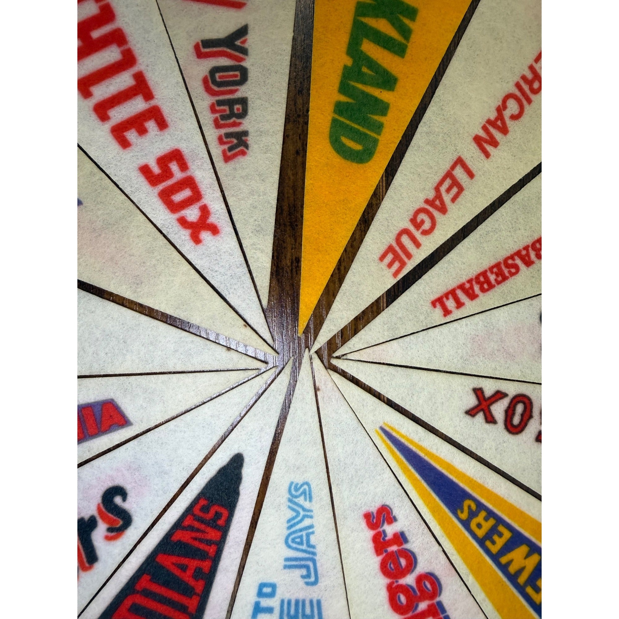 Vintage MLB Team Felt Pennant Set of 15 - Baseball Memorabilia