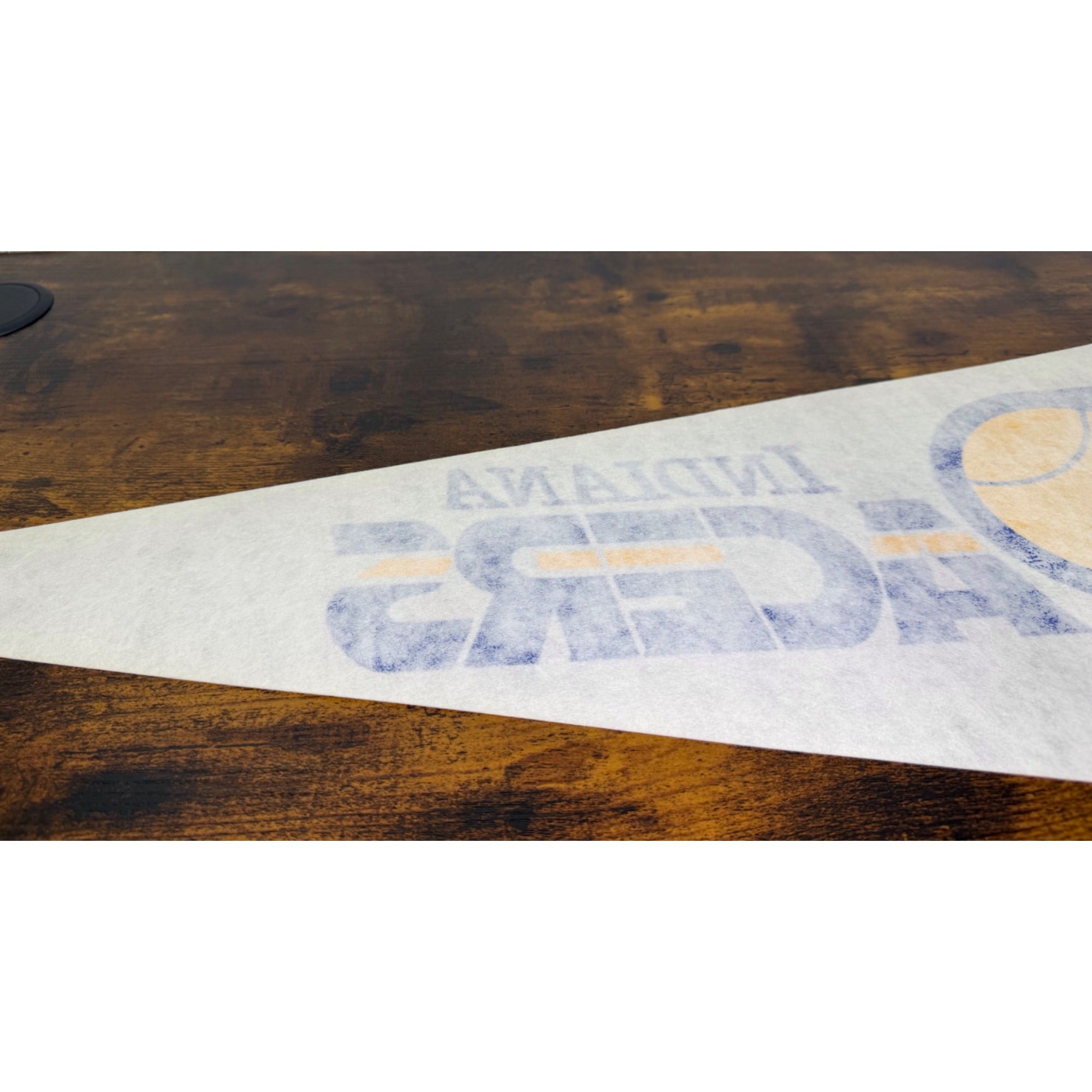 Indiana Pacers NBA Official Felt Pennant Banner - Vintage Team Memorabilia - Blue & Yellow Design