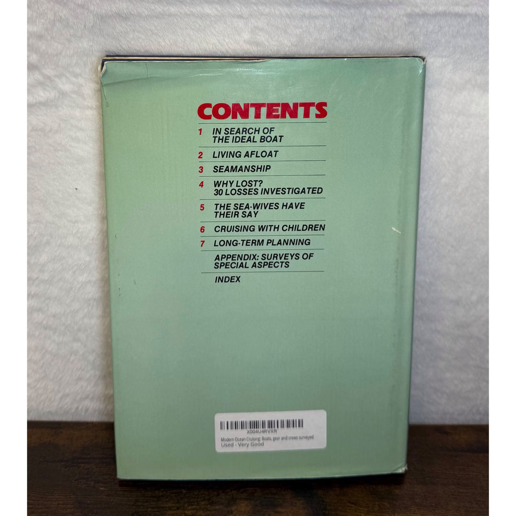 Modern Ocean Cruising By Jimmy Cornell Hardcover Book Adlard Coles