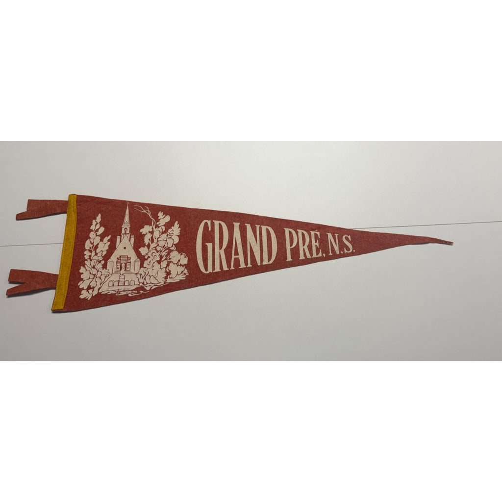 Vintage Grand Pre, N.S. Canada pennant