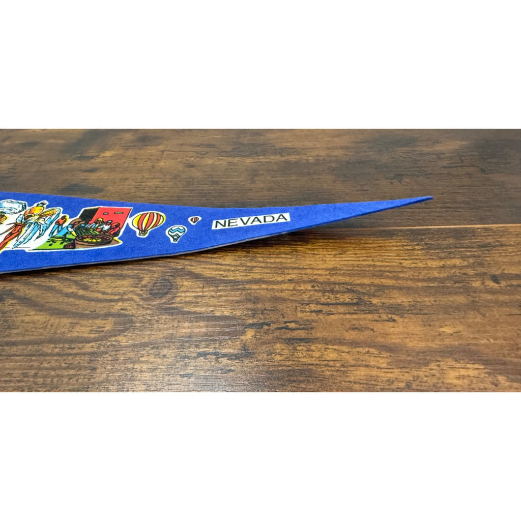 Vintage Reno Nevada Souvenir Felt Pennant 27 inches