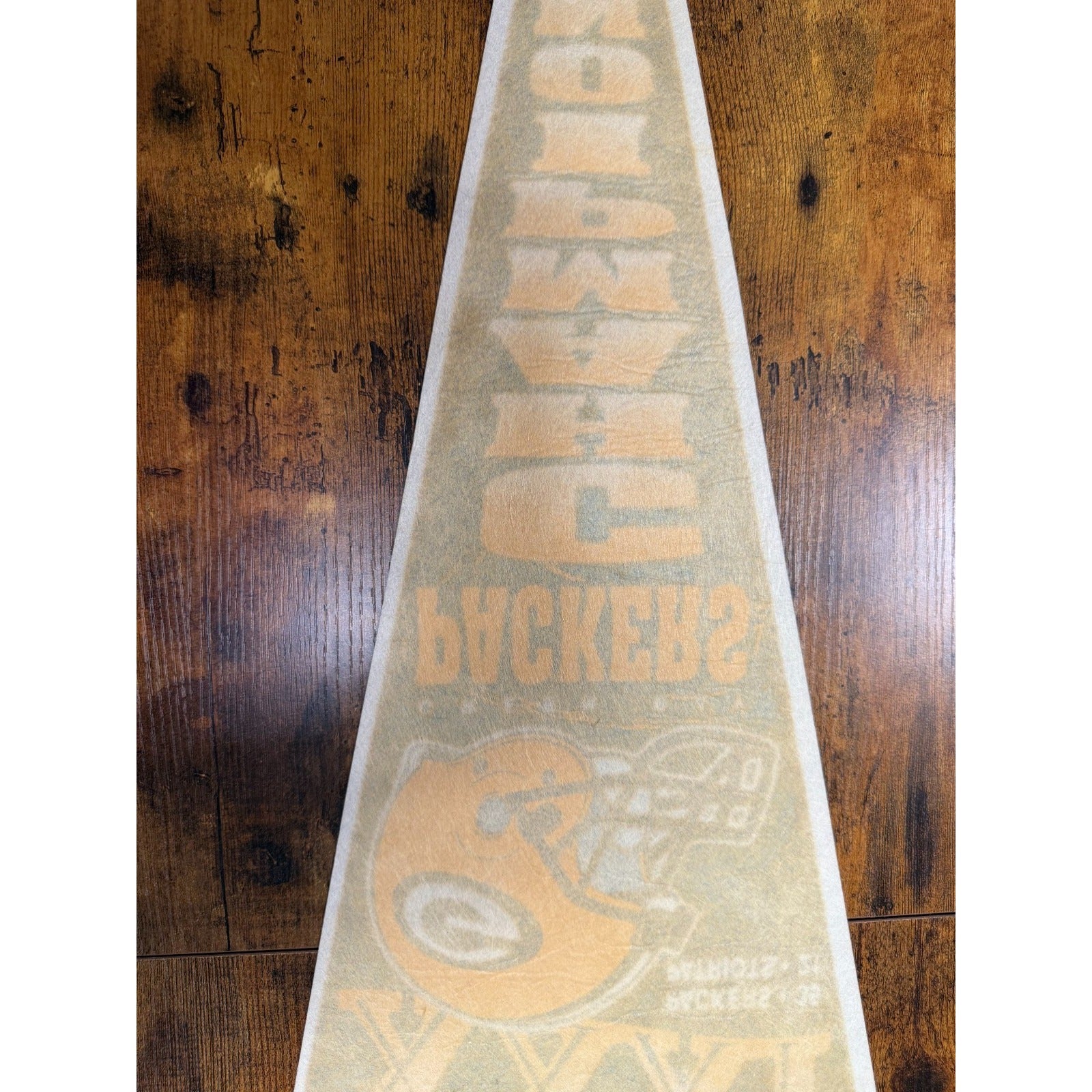 Vintage 90’s NFL Green Bay Packers Pennant Flag Super Bowl XXXI Champions