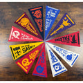 Vintage NFL NFC Team Felt Pennant Set of 11 Classic Logos - Football