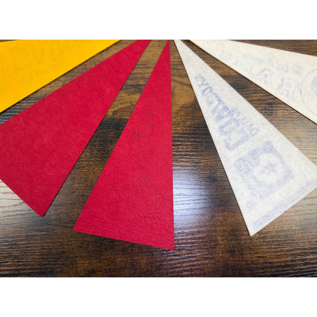 Vintage NFL NFC Team Felt Pennant Set of 11 Classic Logos - Football