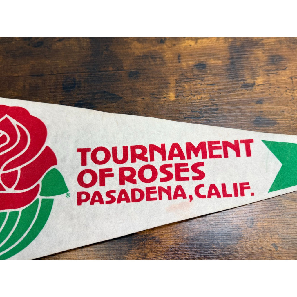 Vintage Tournament Of Roses Pasadena Calif Felt Pennant By Trench MFG Co