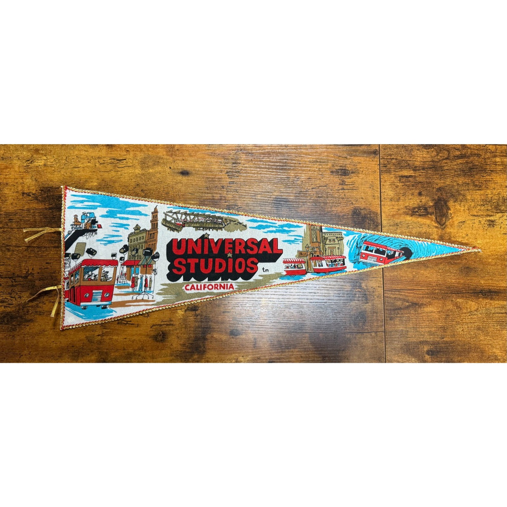 Vintage Universal Studios California pennant made in Japan
