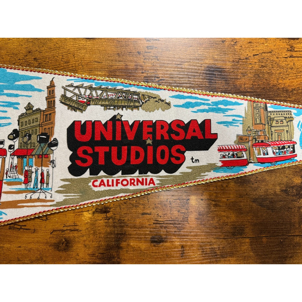 Vintage Universal Studios California pennant made in Japan