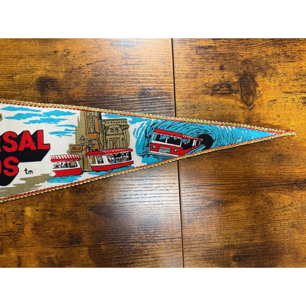 Vintage Universal Studios California pennant made in Japan