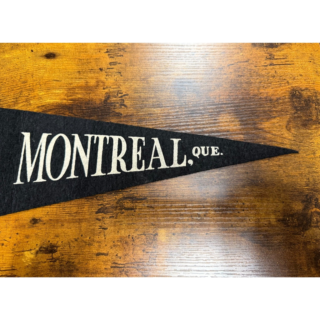Vintage Montreal, Quebec Canada pennant Chief Thurdanchand