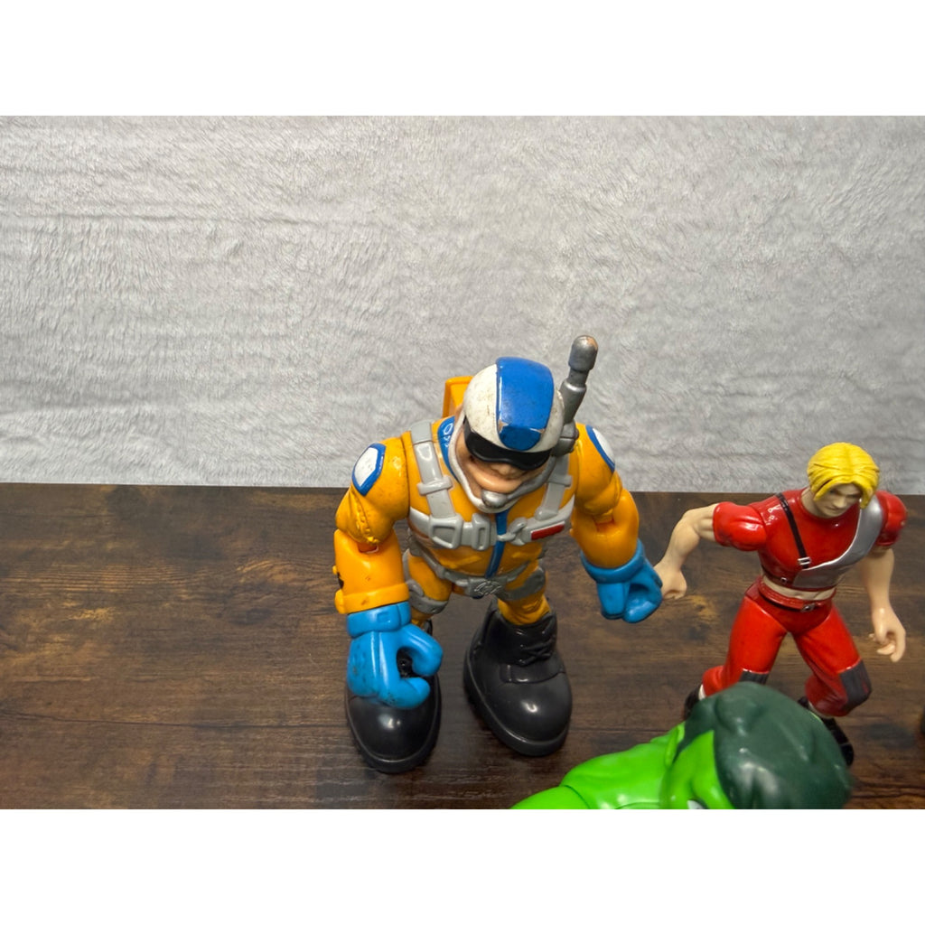 Marvel & Action Hero Lot - Hulk & Assorted Figures - Mixed Sizes