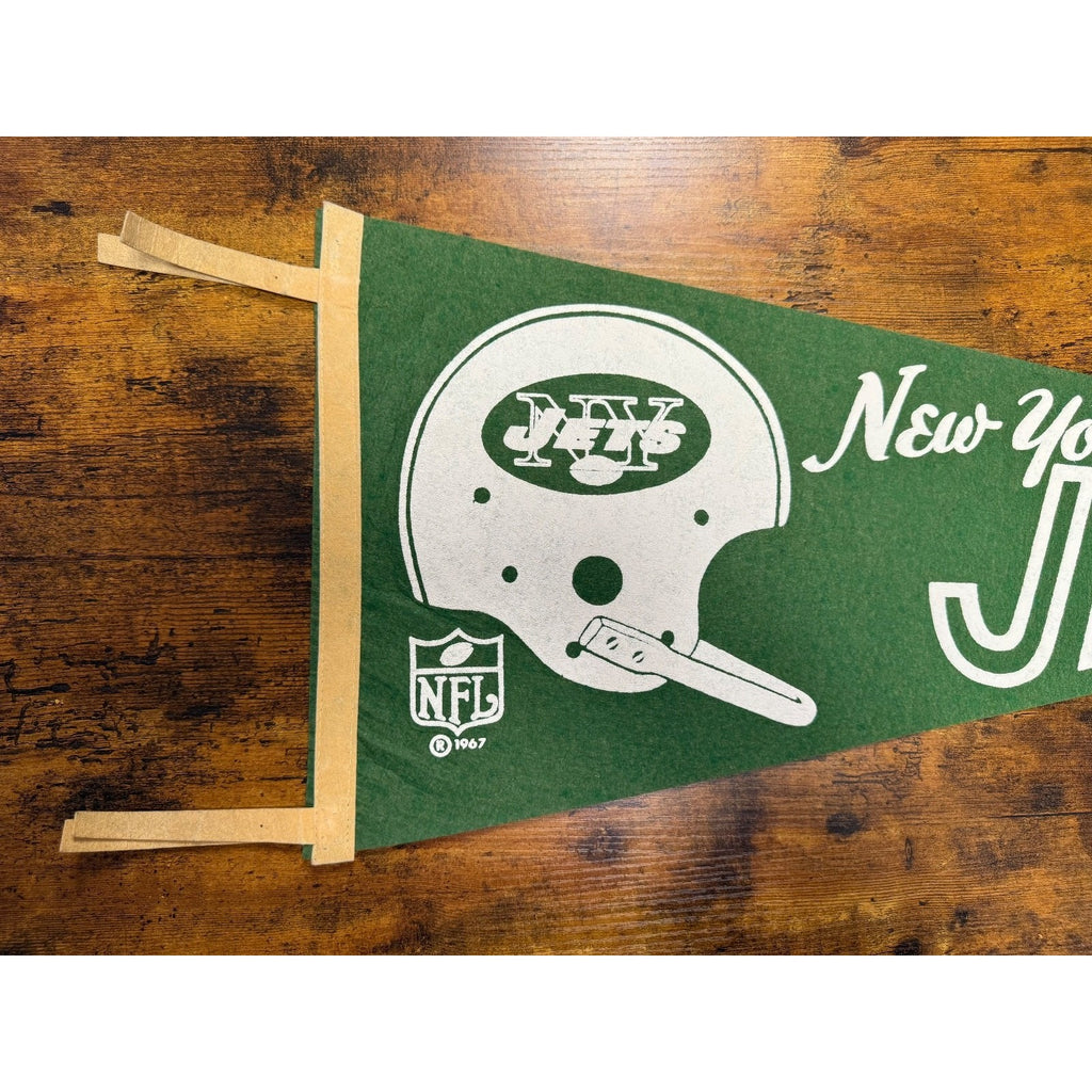 Vintage 1967 NFL New York Jets pennant