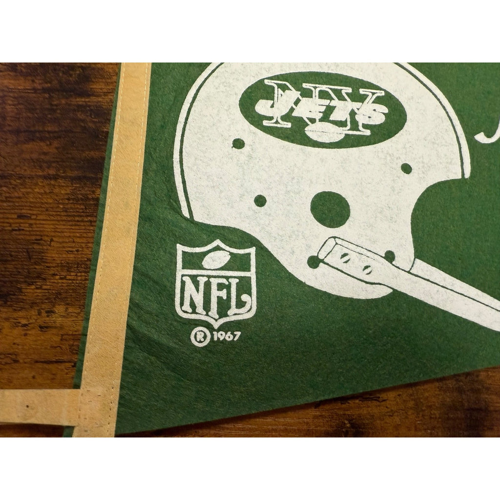 Vintage 1967 NFL New York Jets pennant