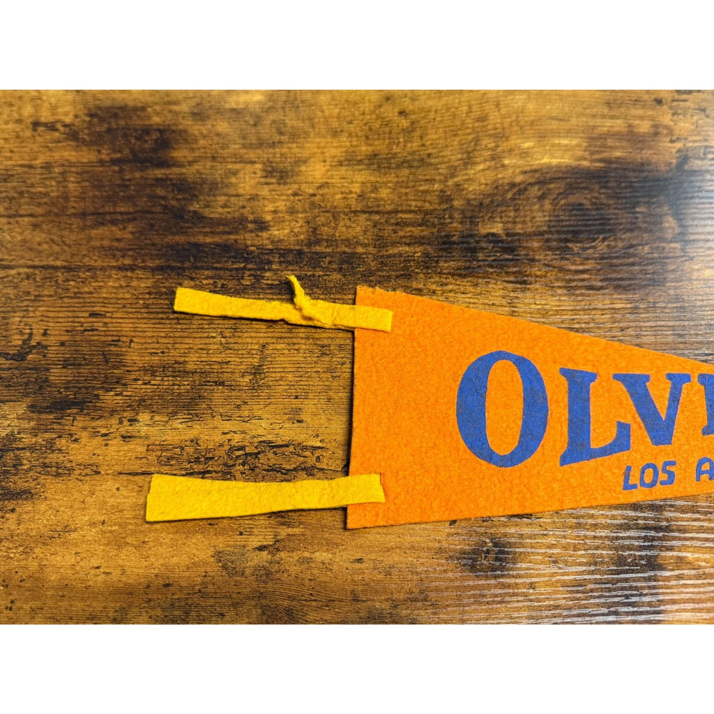 Vintage Olvera St. Los Angeles pennant