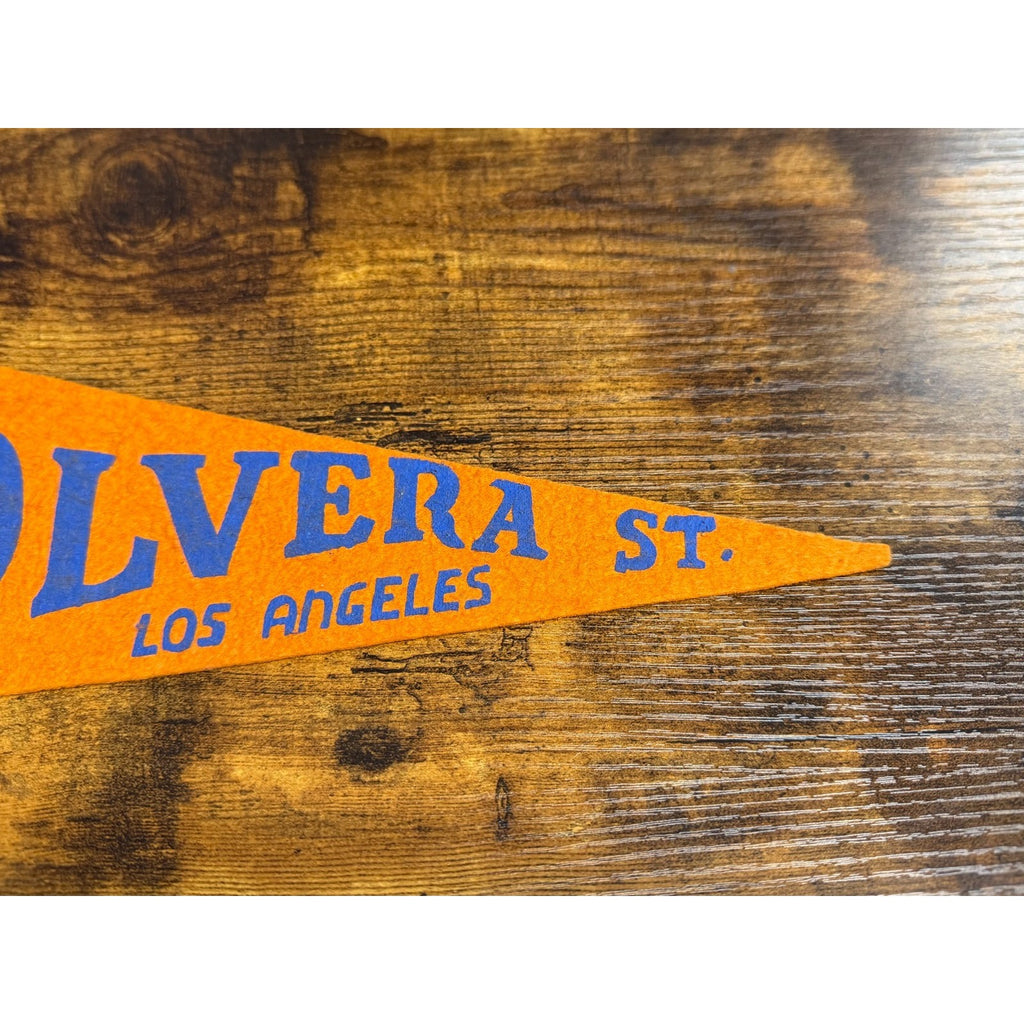 Vintage Olvera St. Los Angeles pennant