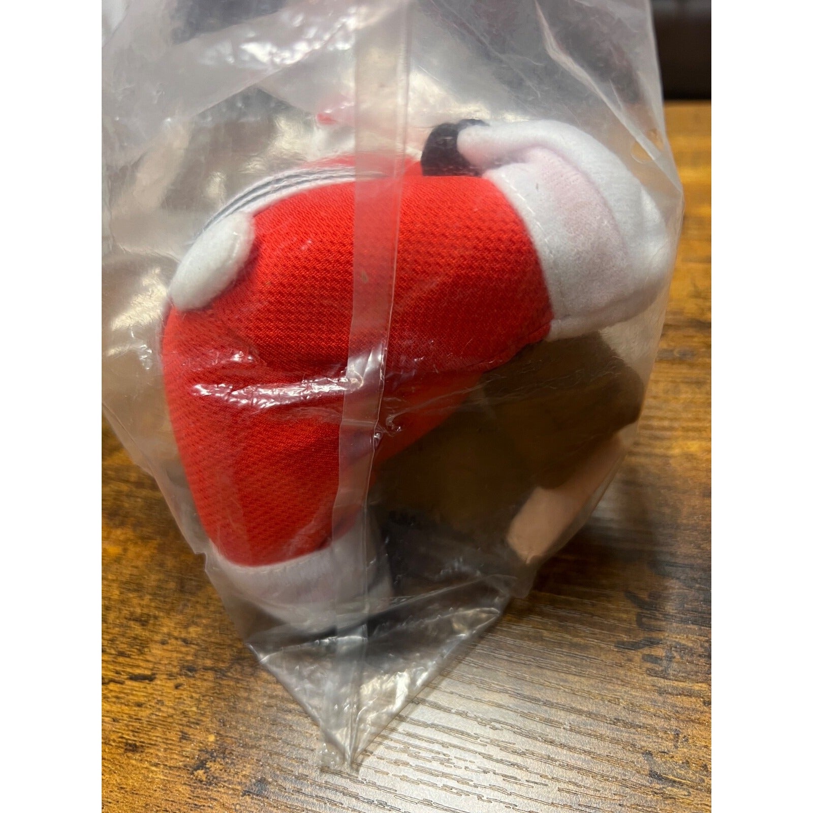 Target hockey Goalie Bullseye Dog Plush 62 RED JERSEY Stuffed Animal 2017