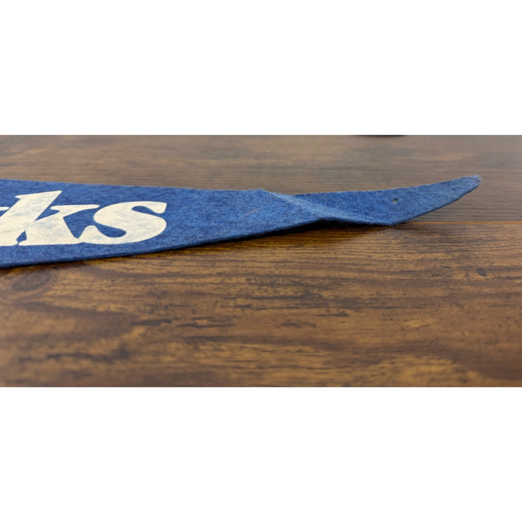 Seattle Seahawks Vintage Felt NFL Blue Pennant 30" Sports Memorabilia