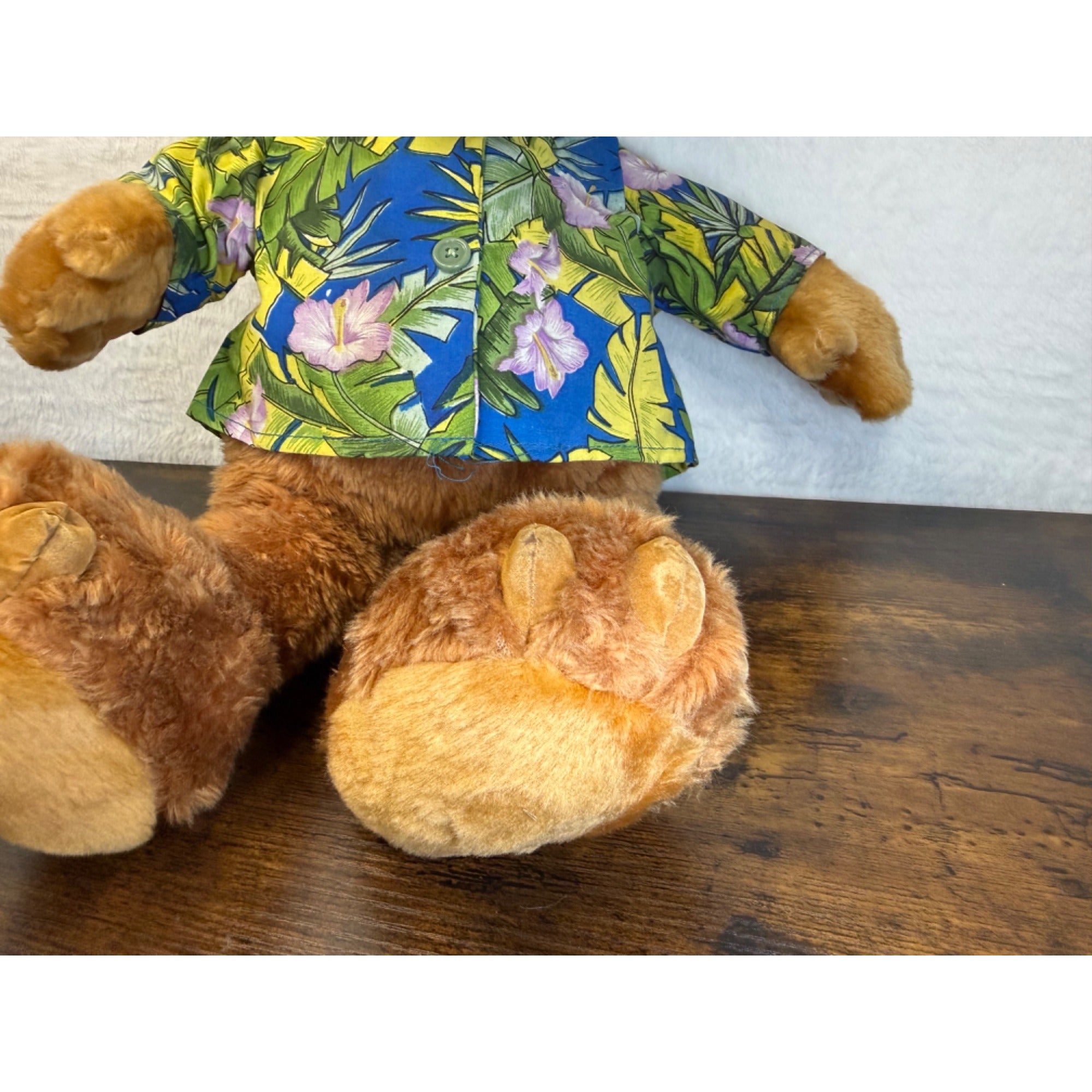 Vintage 2002 ALF Plush Toy In Hawaiian Shirt Nostalgic Collectible 18" Tall