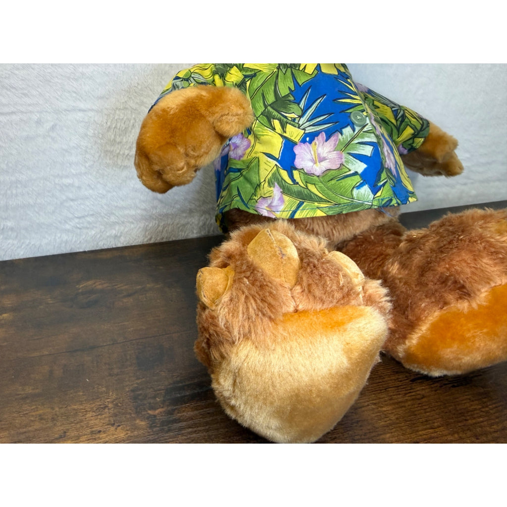 Vintage 2002 ALF Plush Toy In Hawaiian Shirt Nostalgic Collectible 18" Tall