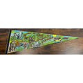 Vintage Busch Gardens Tampa Florida Souvenir Pennant 30 inches
