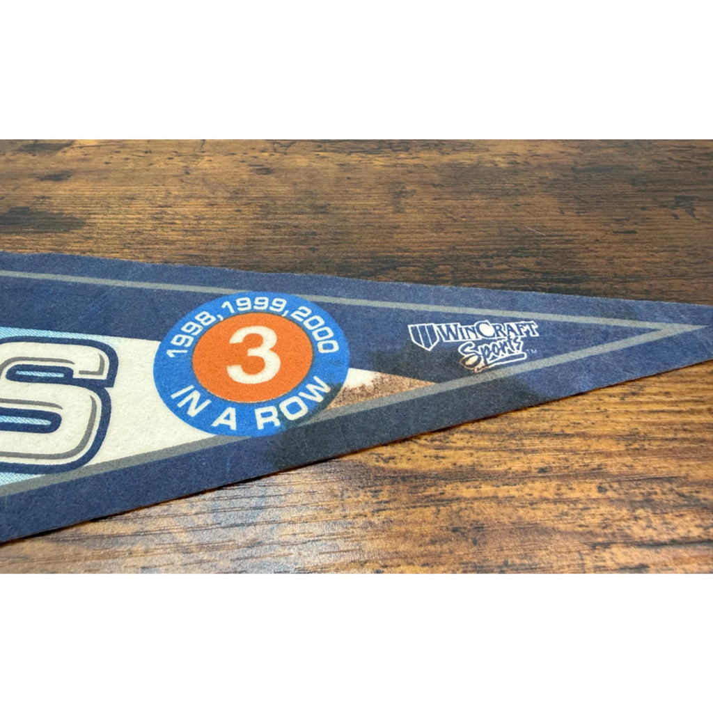New York Yankees 2000 World Series Champions Subway Series Pennant 29.5 inches