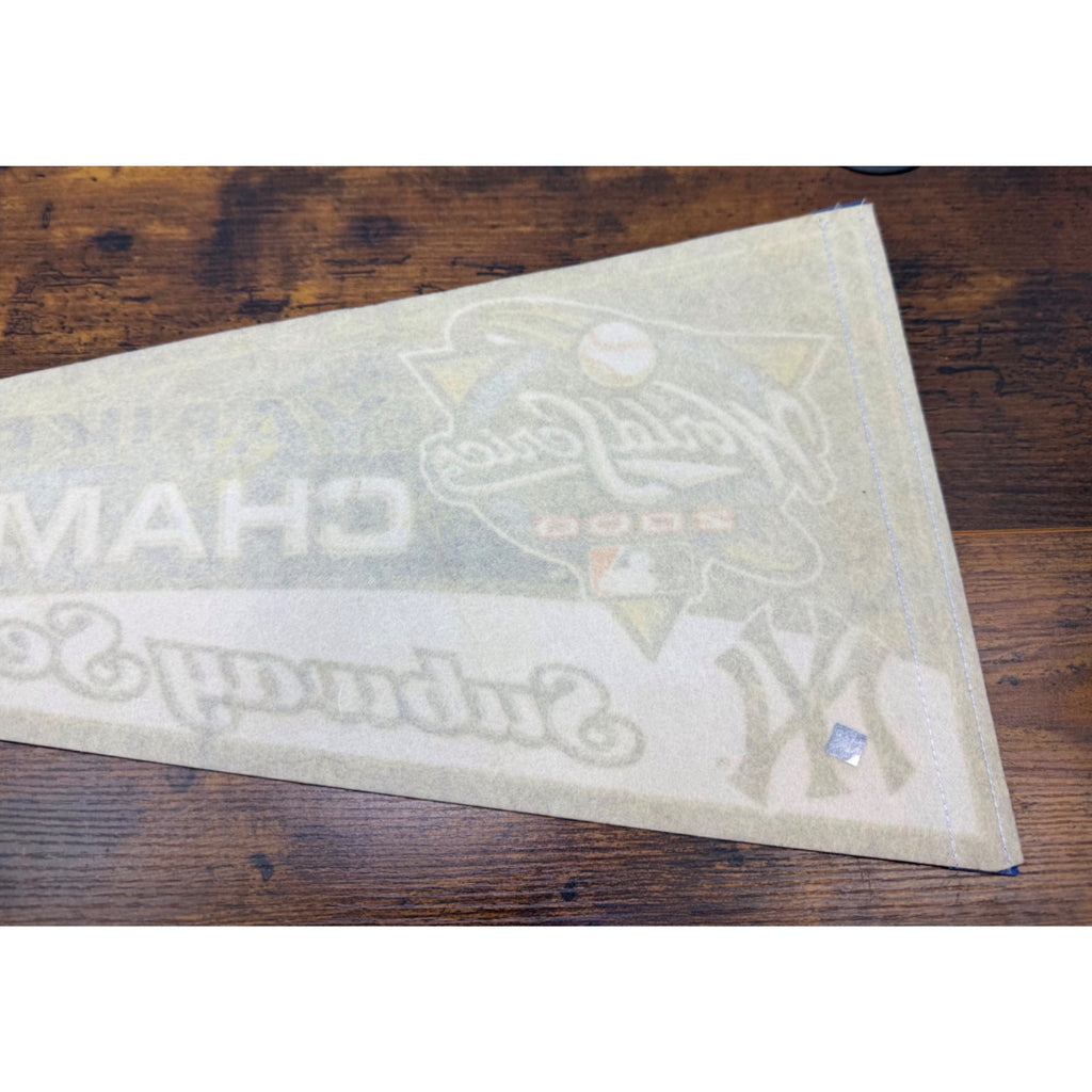 New York Yankees 2000 World Series Champions Subway Series Pennant 29.5 inches