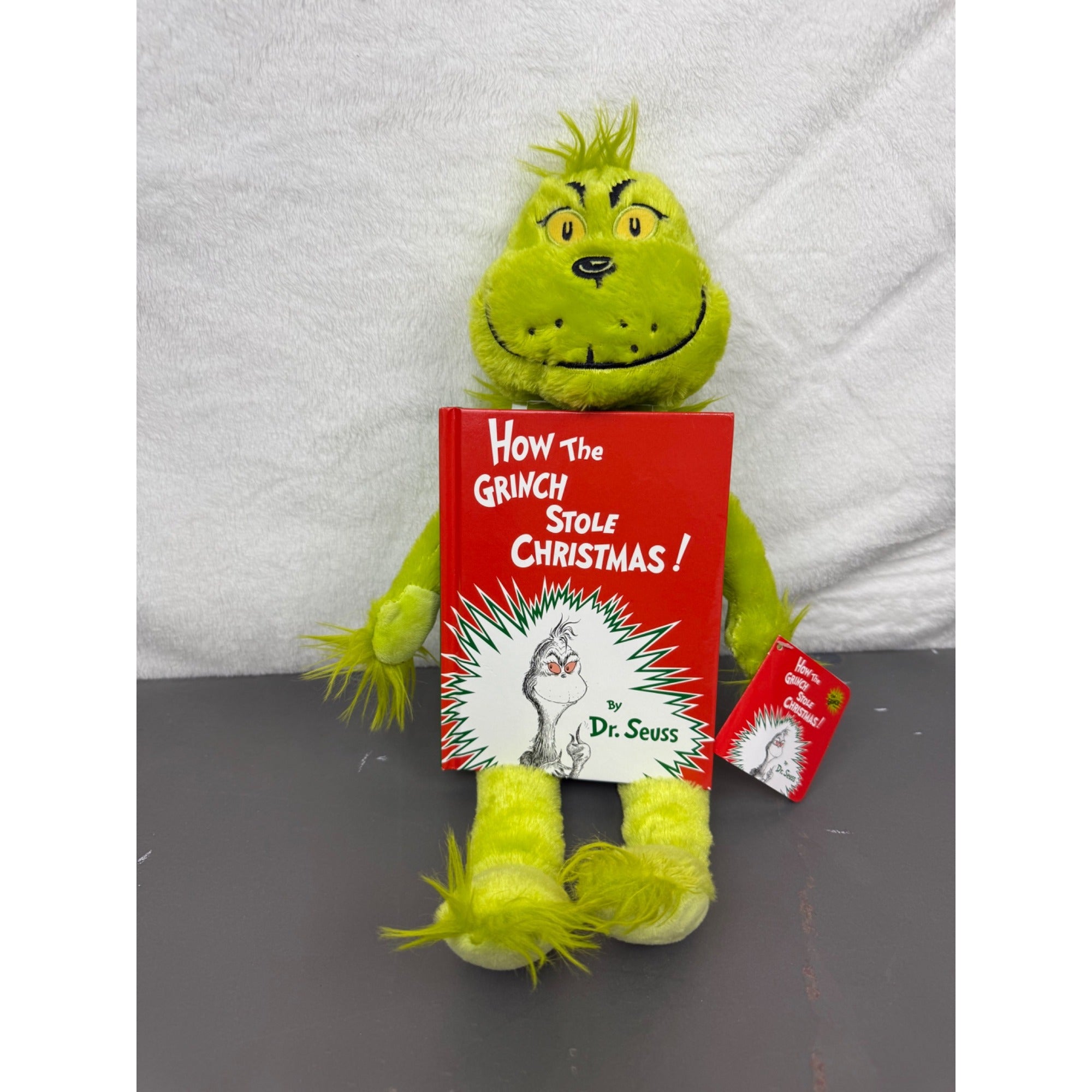 How The Grinch Stole Christmas Plush With Book By Dr. Seuss Collectible Gift Set