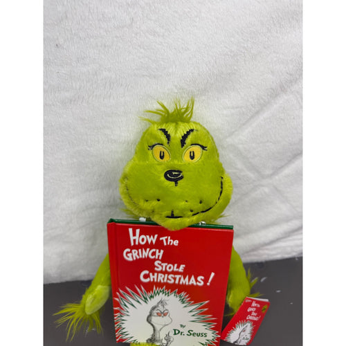How The Grinch Stole Christmas Plush With Book By Dr. Seuss Collectible Gift Set